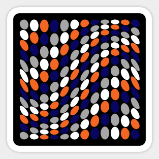 Wavy Circles Sticker